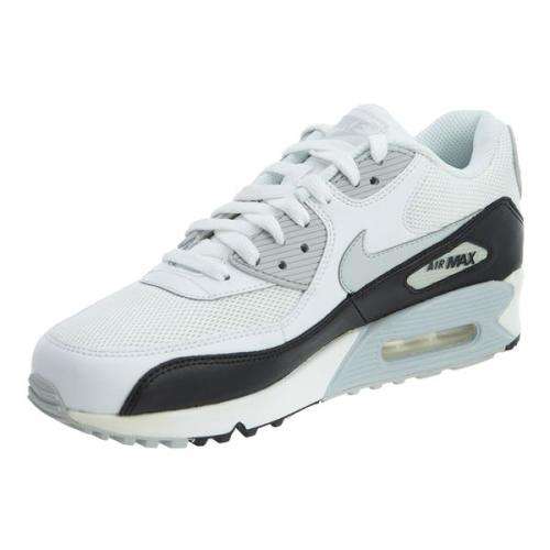 Original Mens NIKE Air Max 90 Essential 537384 125 White / Platinum/ Black Size UK 11.5 (SA 11.5)