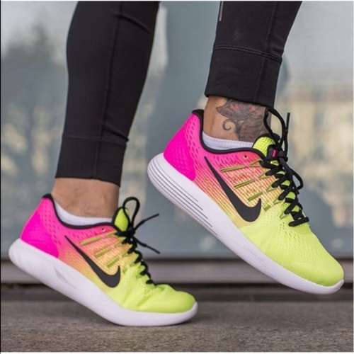 Original Mens Nike LUNARGLIDE 8 OC MULTI-COLOR 844632 999 Size UK 9 (SA 9)