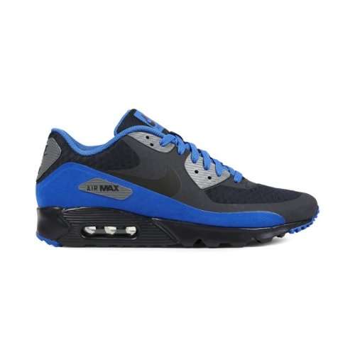 Original Mens NIKE Air Max 90 ULTRA Essential 819474 403 Dark Obsidian/ Black Size UK 10 (SA 10)