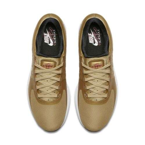 Original Mens NIKE Air Max ZERO QS Metallic Gold/ Varsity Red 789695 700 Size UK 8 (SA 8)