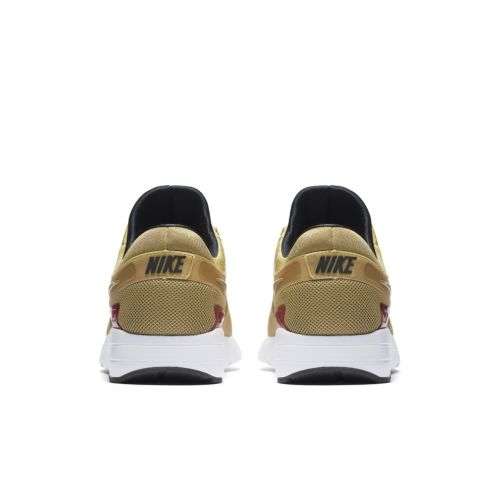 Original Mens NIKE Air Max ZERO QS Metallic Gold/ Varsity Red 789695 700 Size UK 8 (SA 8)