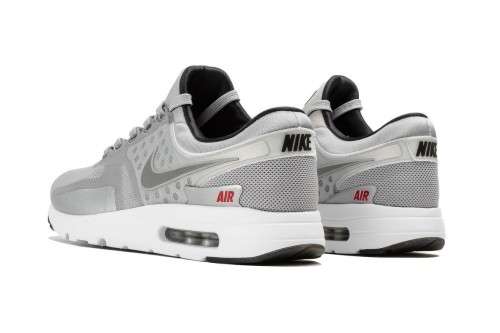 Original Mens NIKE Air Max ZERO QS Metallic SILVER 789695 002 Size UK 9 (SA 9)