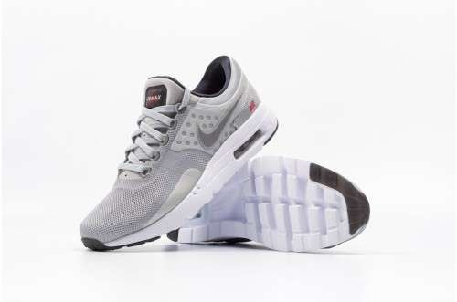 Original Mens NIKE Air Max ZERO QS Metallic SILVER 789695 002 Size UK 9 (SA 9)