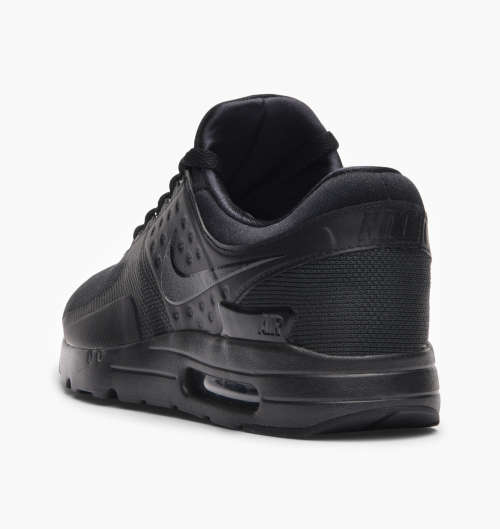 Original Mens NIKE Air Max ZERO ESSENTIAL Black/ Black 876070 006 Size UK 9 (SA 9)