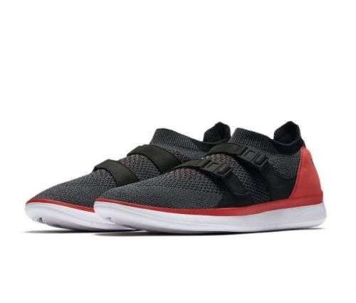 Original Mens NIKE AIR SOCK RACER ULTRA FLYKNIT CHILE RED / BLACK 898022 600 Size UK 8 (SA 8)