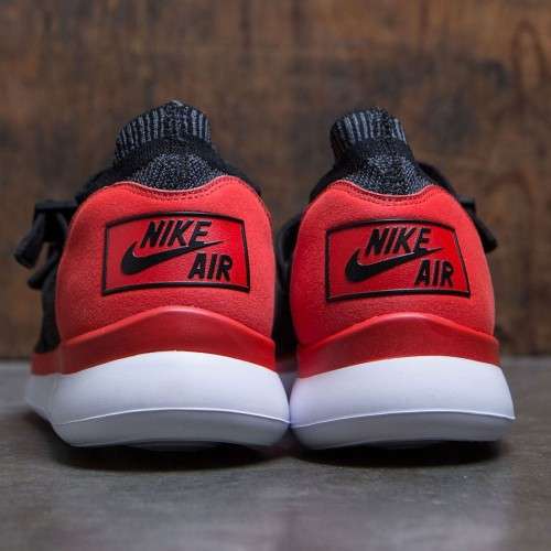 Original Mens NIKE AIR SOCK RACER ULTRA FLYKNIT CHILE RED / BLACK 898022 600 Size UK 8 (SA 8)