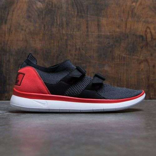 Original Mens NIKE AIR SOCK RACER ULTRA FLYKNIT CHILE RED / BLACK 898022 600 Size UK 8 (SA 8)