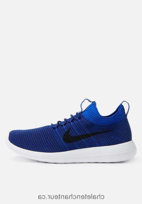 Original Mens NIKE ROSHE TWO FLYKNIT V2 Deep Royal Blue 918263 400 Size UK 8 (SA 8)