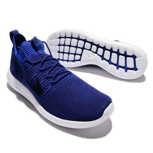 Original Mens NIKE ROSHE TWO FLYKNIT V2 Deep Royal Blue 918263 400 Size UK 8 (SA 8)