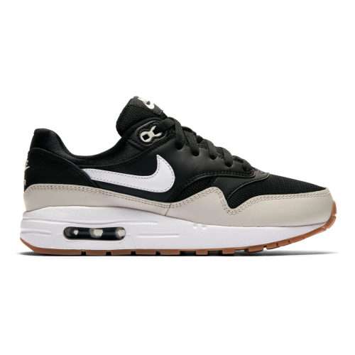 Original Boys NIKE AIR MAX 1 (GS) Black/ Light Bone 807602 011 Size UK 6 (SA 6)
