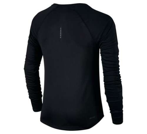 Original Womens NIKE DRY Miler Long Sleeve Top Black 831540 010 Size Medium