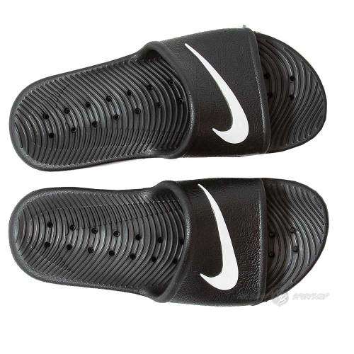 Original NIKE Kawa Shower Kid's Slides AQ0899 001 Black Size UK 6 (SA 6)