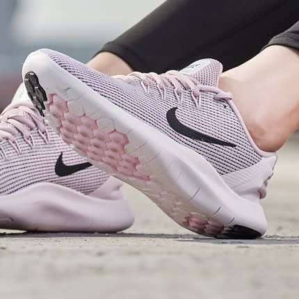 Original Women's Nike Flex 2018 RN (latest) Plum Chalk/ Pink Running AA7408 500 Size UK 5.5 (SA 5.5)
