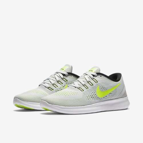 Original Women's Nike FREE Pure Platinum/ Wolf Grey 831509 007 Size UK 4.5 (SA 4.5)