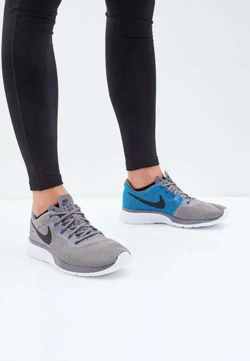 Original Mens Nike Tanjun Racer Gunsmoke/ Black/ Grey 921669 006 Size UK 8 (SA 8)