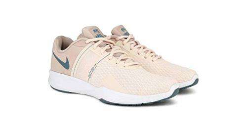 Original Women's NIKE City Trainer 2 (latest) Particle Beige/ Teal AA7775 201 UK Size 4.5 (SA 4.5)