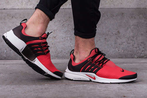 Original Mens Nike AIR PRESTO Essential Sneakers Track Red | 848187 600 Size UK 10 (SA 10)