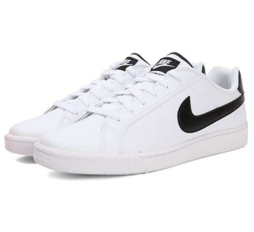 Original Mens NIKE Court MAJESTIC LEATHER 574236 100 White/ Black Size UK 9 (SA 9)
