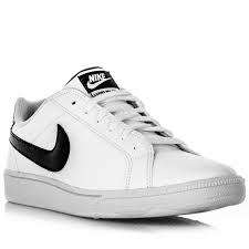 Original Mens NIKE Court MAJESTIC LEATHER 574236 100 White/ Black Size UK 9 (SA 9)