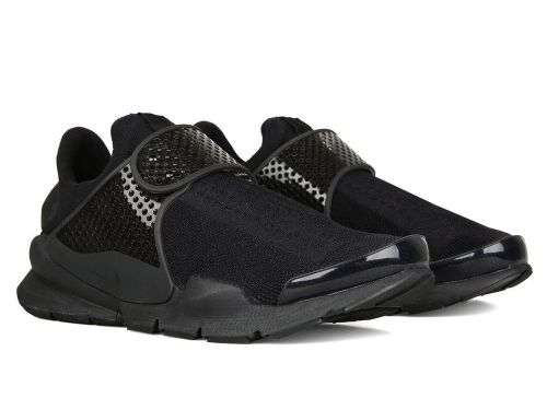 Original Mens NIKE SOCK DART KJCRD Black- Black Volt 819686 001 UK Size 11 (SA 11)