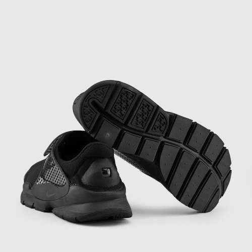 Original Mens NIKE SOCK DART KJCRD Black- Black Volt 819686 001 UK Size 11 (SA 11)