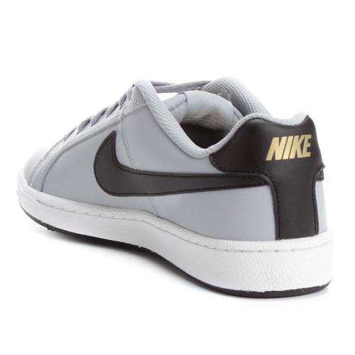 Original Mens NIKE Court Royale Leather Grey/ Black 749747 004 - UK Size 10 (SA 10)