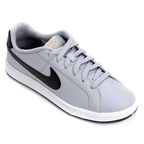 Original Mens NIKE Court Royale Leather Grey/ Black 749747 004 - UK Size 10 (SA 10)