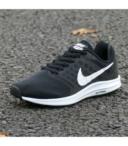 Original Womens NIKE Downshifter 7 Black / White 852466 010 Size UK 5 (SA 5)