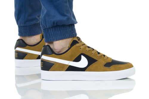 Original Mens NIKE SB DELTA FORCE VULC Golden Beige/Black 942237 201 Size UK 9/10/11 (SA 9/10/11)
