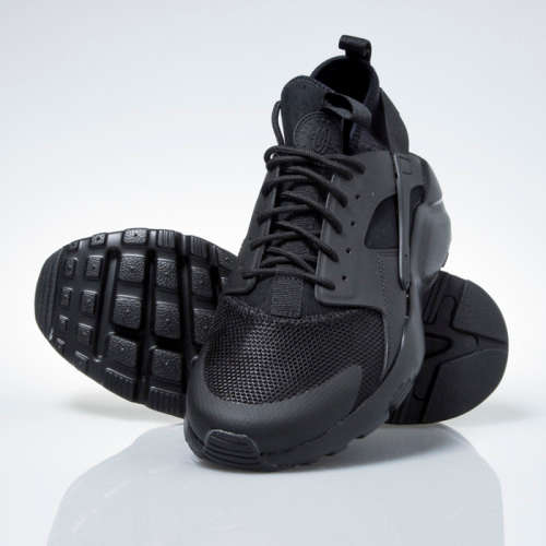 Original Mens Nike AIR HUARACHE RUN ULTRA Black/ Black 819685 002 Size UK 9 (SA 9)