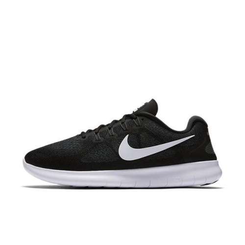 Original Mens Nike Free RN 2017 Running Black/White 880839 001 Size UK 10 (SA 10)