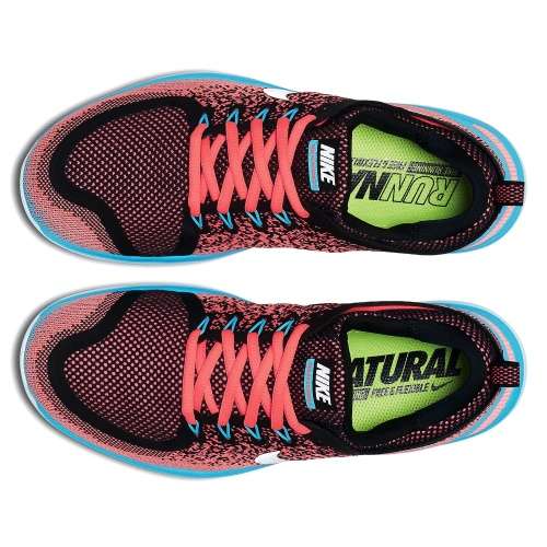 Original Women's Nike FREE RN DISTANCE 2 Hot Punch/ White-Blue 863776 601 Size UK 5.5 (SA 5.5)