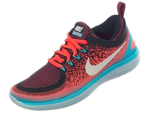 Original Women's Nike FREE RN DISTANCE 2 Hot Punch/ White-Blue 863776 601 Size UK 5.5 (SA 5.5)
