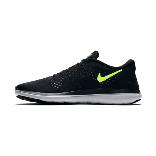 Original Mens Nike Flex 2017 RN Running Black/ Volt/ Wolf-Grey 898457 015 Size UK 11 (SA 11)