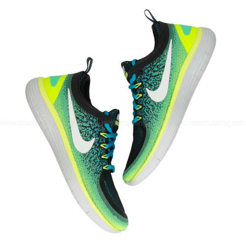 Original Mens Nike Free RN Distance 2 Chlorine Blue/ White 863775 402 Size UK 12 (SA 12)