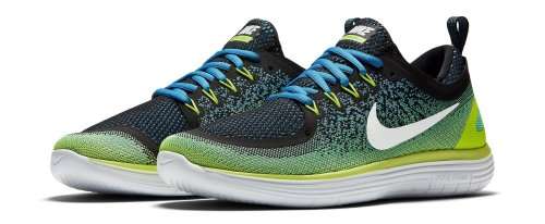 Original Mens Nike Free RN Distance 2 Chlorine Blue/ White 863775 402 Size UK 12 (SA 12)