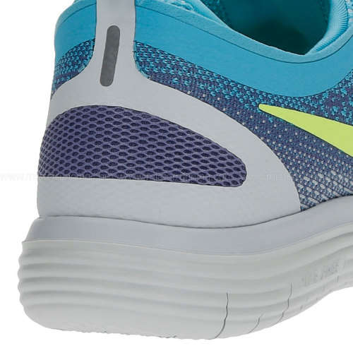 Original Women's Nike FREE RN DISTANCE 2 Polarized Blue/ VOLT 863776 402 Size UK 5.5 (SA 5.5)