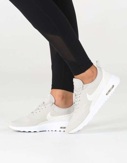 Original Women's NIKE AIR MAX THEA Light Bone/Sail- White 599409 026 Size UK 5 (SA 5)