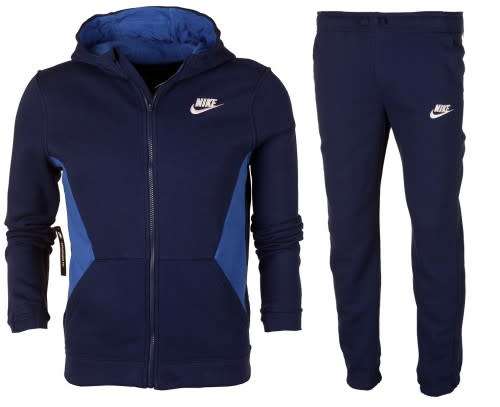 Original Nike Boys Sports Wear TRACKSUIT FULL WARM FLEECE 939626 478 Size Extra Large