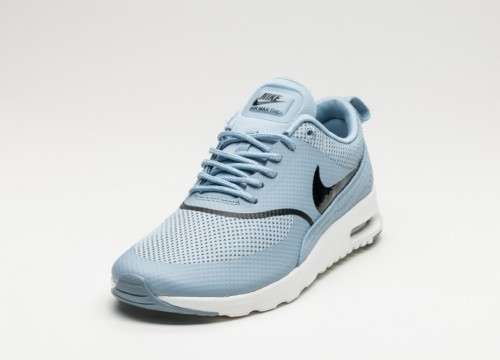 Original Women's NIKE AIR MAX THEA Blue- Grey/ Black-Summit 599409 414 Size UK 4.5 (SA 4.5)