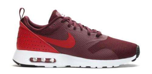 Original Mens NIKE Air Max TAVAS 705149 604 Night Maroon/ Gym Red Size UK 9.5 (SA 9.5)