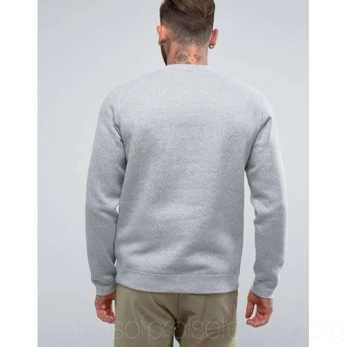 Original Mens NIKE NSW CREW CLUB FLEECE Grey 804340 063 Size XL Or XXL
