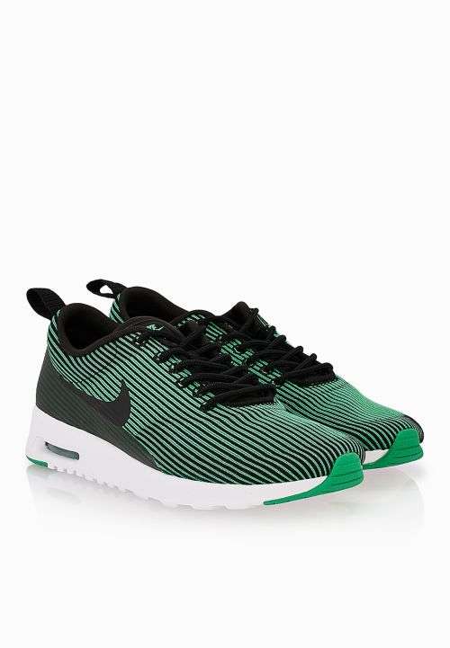 Original Women's NIKE AIR MAX THEA KJCRD Black/ Spring Leaf 718646 005 Size UK 5 (SA 5)