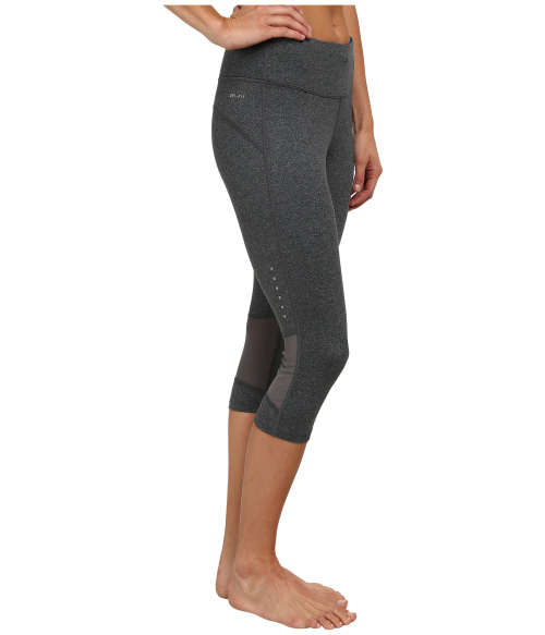 Original Womens NIKE Essential DRI FIT Running Capris Cool Grey 872066 010 Size Medium/Large