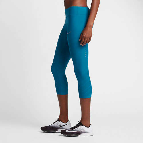 Original Womens NIKE EPIC DRI FIT Crop Cool 3/4 Tights 831879 457 Size Medium