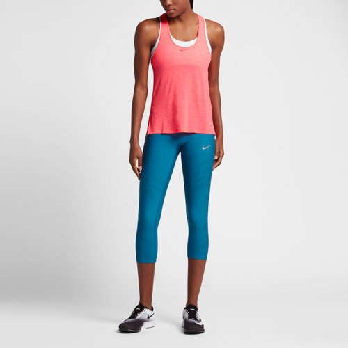 Original Womens NIKE EPIC DRI FIT Crop Cool 3/4 Tights 831879 457 Size Medium
