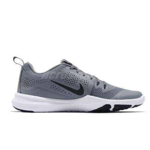 Original Mens Nike LEGEND TRAINER Cool Grey/ Black- White 924206 020 Size UK 8 (SA 8)