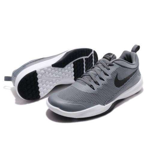 Original Mens Nike LEGEND TRAINER Cool Grey/ Black- White 924206 020 Size UK 8 (SA 8)