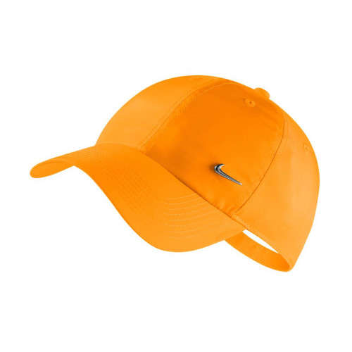 Original UNISEX Nike Adult Metal Swoosh H86 Adjustable CAP Orange Peel 943092 883 (1-Size fits all)