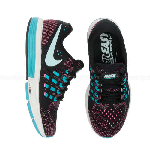 Original Women's Nike Air Zoom Vomero 11 BLCK/ GLCR BL- PNK BLST 818100 004 Size UK 5.5 (SA 5.5)